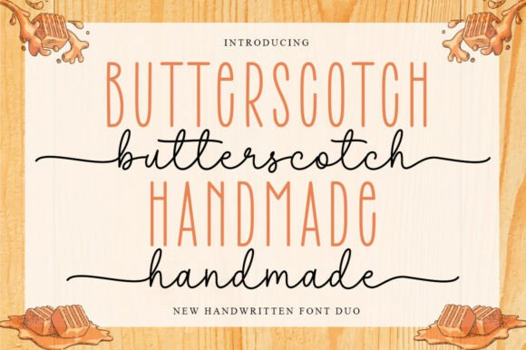 Butterscotch Handmade Duo: A Font for Authentic Connection