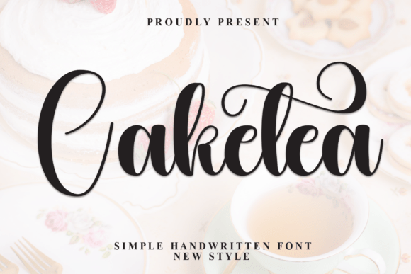 Caketea: A Modern Script for Artful Branding