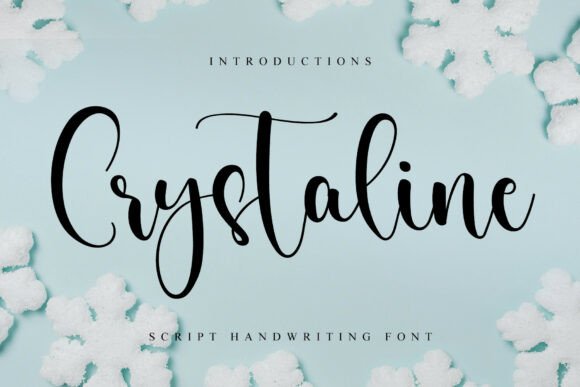 Crystaline: A Script Font That Commands Attention