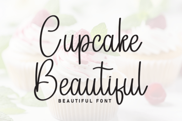 Cupcake Beautiful: A Stylish Script for Modern Design