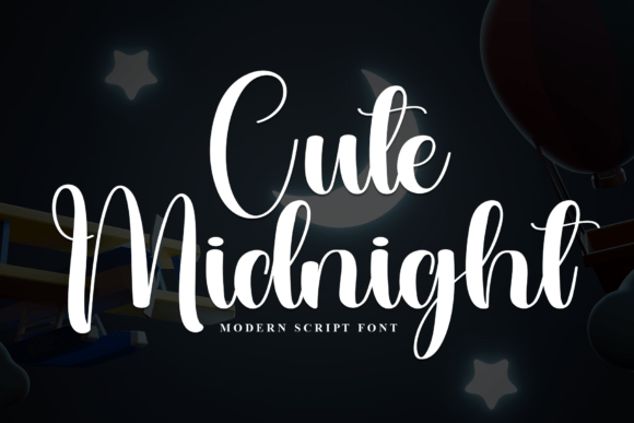 Cute Midnight: A Script Font with Modern Elegance