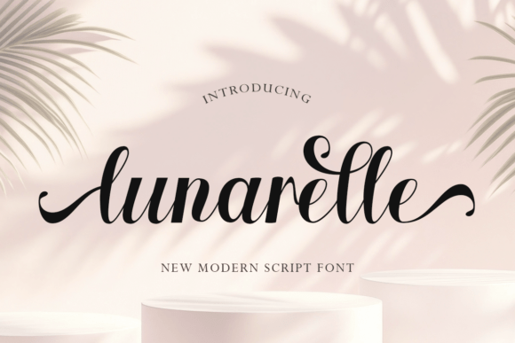 Discover Lunarelle: A Modern Script Font for Ethereal Designs