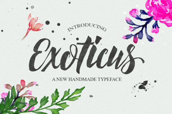 Exoticus: The Stylish Script Font for Modern Brands