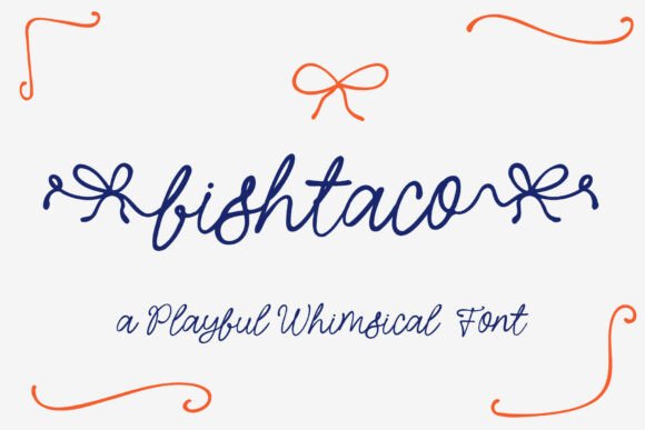 Fishtaco: The Whimsical Script for Wedding Designs