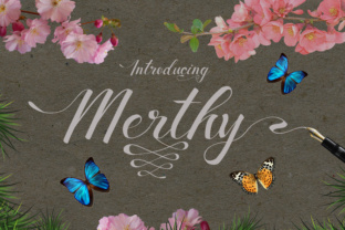 Merthy: A Handwritten Script Font with Endless Possibilities