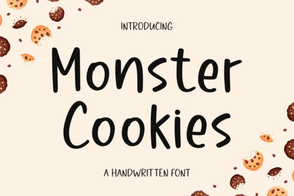Monster Cookies: The Balanced Script for Modern Branding
