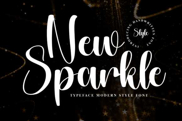 New Sparkle: A Modern Script Font for Creative Projects