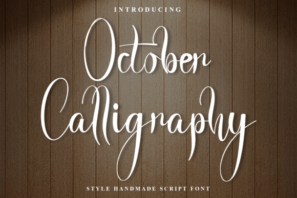 October Calligraphy: An Autumn-Inspired Script Font