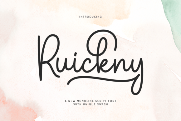 Ruickny: A Modern Script for Authentic Branding