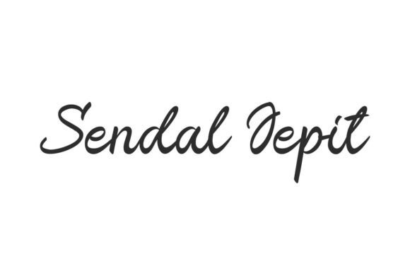 Sendal Jepit: Capturing Authentic Handwriting in Your Designs