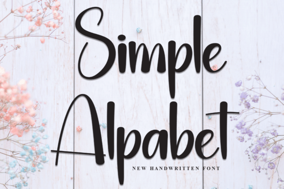 Simple Alpabet: Your Go-To Handwritten Font for Authentic Projects
