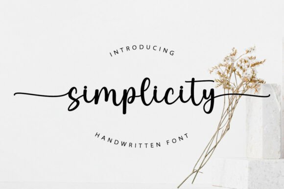Simplicity: A Handwritten Script Font for Authentic Branding