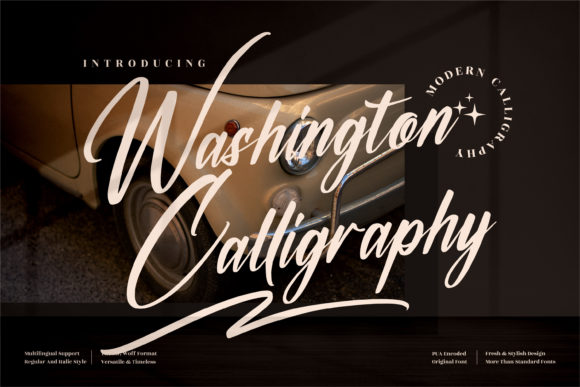 Washington Calligraphy: An Elegant Script for Modern Design